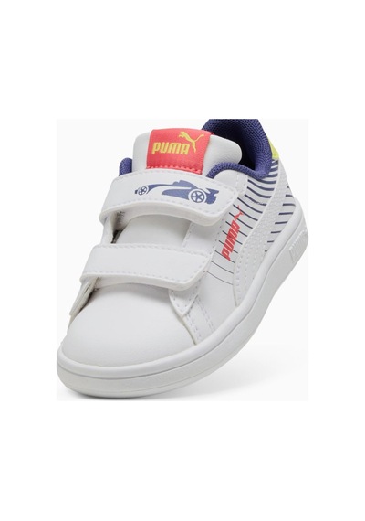 Puma 400658 01 Smash 3.0 Poised 2race Vlnf Beyaz-mavi Çocuk Spor Beyaz