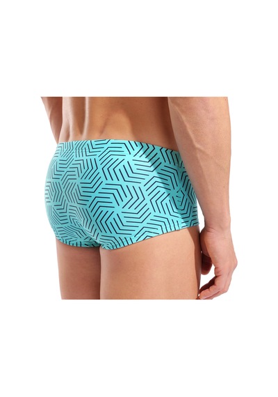Arena Allover Swim Low Waist Short Erkek Mavi Yüzücü Düşük Bel Mayo 011888580 Mavi Mavi