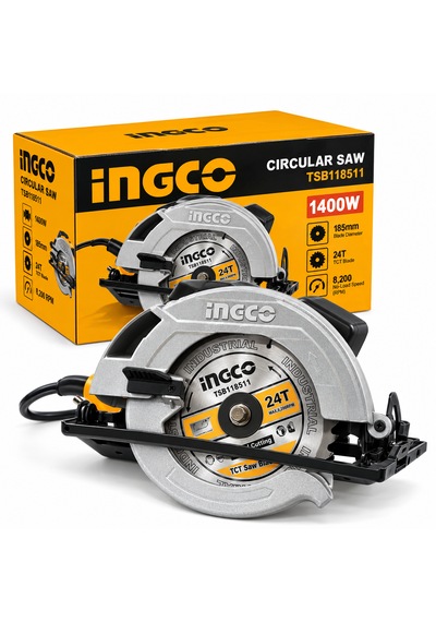 Ngco Industrial Tsb118511 Profesyonel Elektrikli Daire Testere 185 Mm 24 Diş Tct Bıçaklı Sunta, Mdf Ve Ahşap Kesme Makinesi