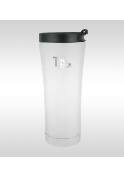 Kişiye Özel 3564 Beyaz Paslanmaz Çelik Termos Mug 500 ML