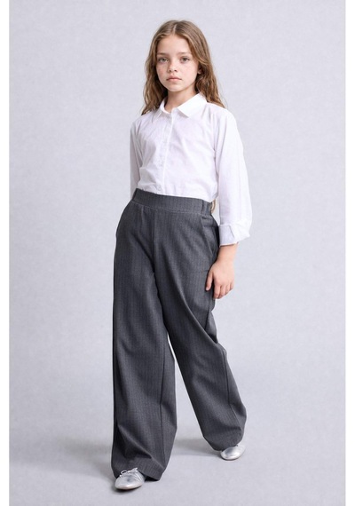 Defacto Kız Çocuk Wide Leg Pantolon G6350a826spgr211 Gri-gr211