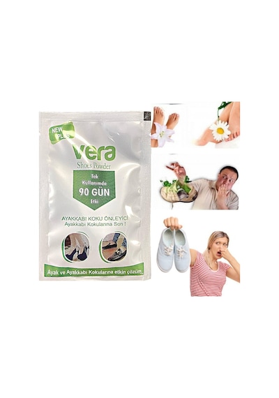 Vera Ayak Kokusu  Ayakkabı Içi Koku Önleyici 1 Paket-10Gr