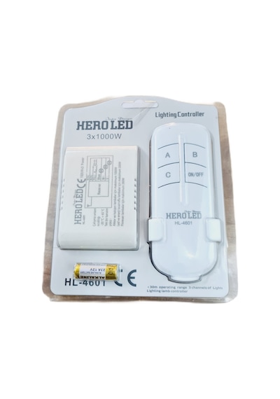 Hero Led 3 100 3 Kademeli Avize Kumandası Uzaktan Aydınlatma Kontrolü 3 Renk