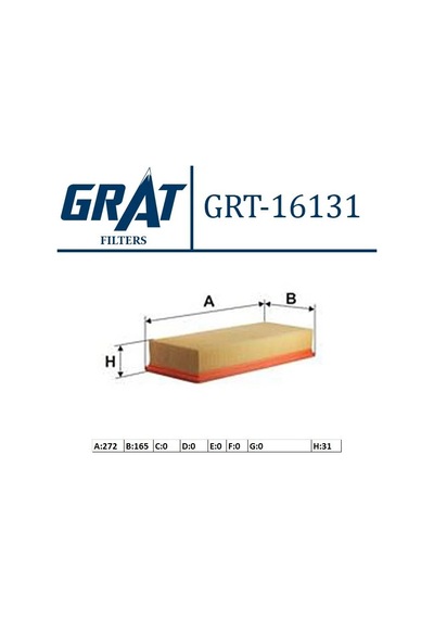 Grat 16131 Hava Filtresi- Hyundai: Atos 06 10