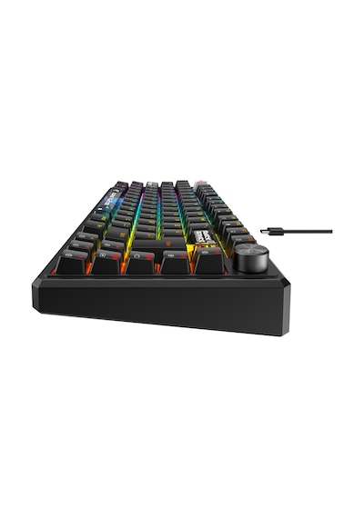 Havit Gamenote Kb916l Pro-tur Rgb Mekanik Manyetik Oyuncu Klavyesi, 8khz, 0.25ms, Hot Swap, Ses Çarkı