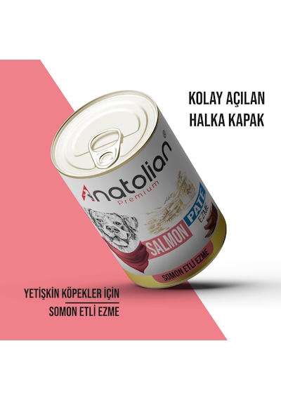 Anatolian Premium Somonlu Ezme Yetişkin Köpek Konservesi 24 X 400 G