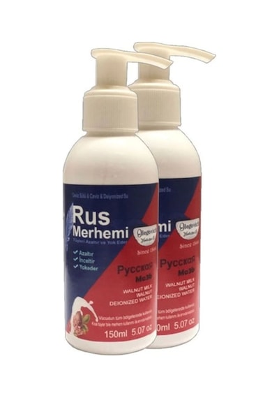 Glegnd Blue Tüylere Krem 2 Tane X 150 Ml Cevizli &amp Ceviz Sütlü Russ Merhemi