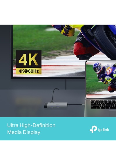 Tp-lınk Uh6120c Typec 6port Hub 4k60hz 100w Pd-225417
