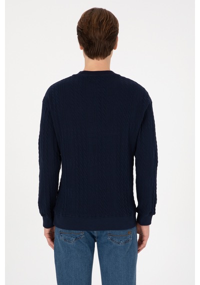 U.s. Polo Assn. Erkek Lacivert Sweatshirt 50308909-vr033 Lacıvert
