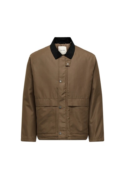 Only & Sons Onskosmo Padded Erkek Ceket 22034856 Kahverengi