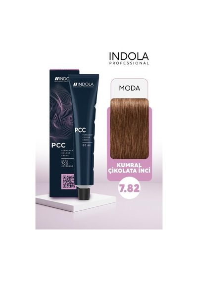 Indola Pcc 7.82 Kumral Çikolata İnci 60 Ml Saç Boyası
