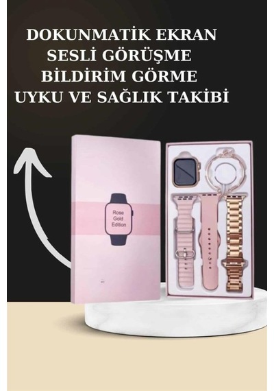 Yeni Nesil Kaliteli Akıllı Saat Ve Kablosuz Bluetooth Kulaklık Yüksek Ses Kaliteli