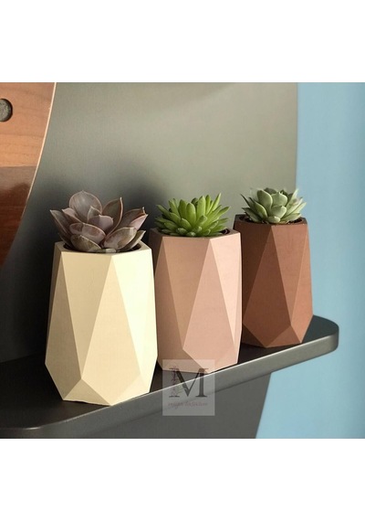 Dekoratif Beton Saksı - Model 74