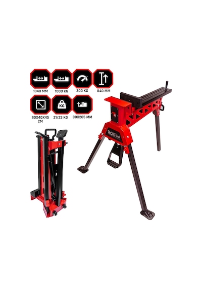 Rox Wood 0194 Çok Amaçlı Katlanır Portatif Çalışma Tezgahı