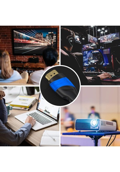 Hdmı Kablosu 8k & 4k 3,1m Alman Flexcore Teknolojisi