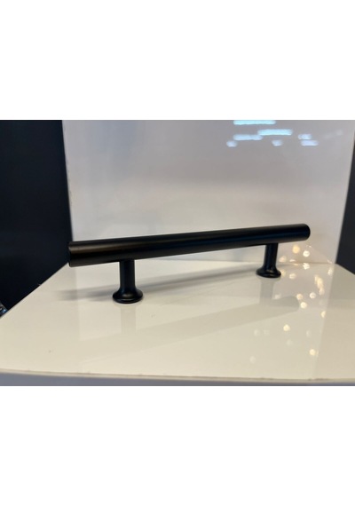 Sur Metal Kulp 128mm Mat Siyah Dolap Kapak Modern Çekmece Tv Ünite Mobilya Komidin Şifonyer
