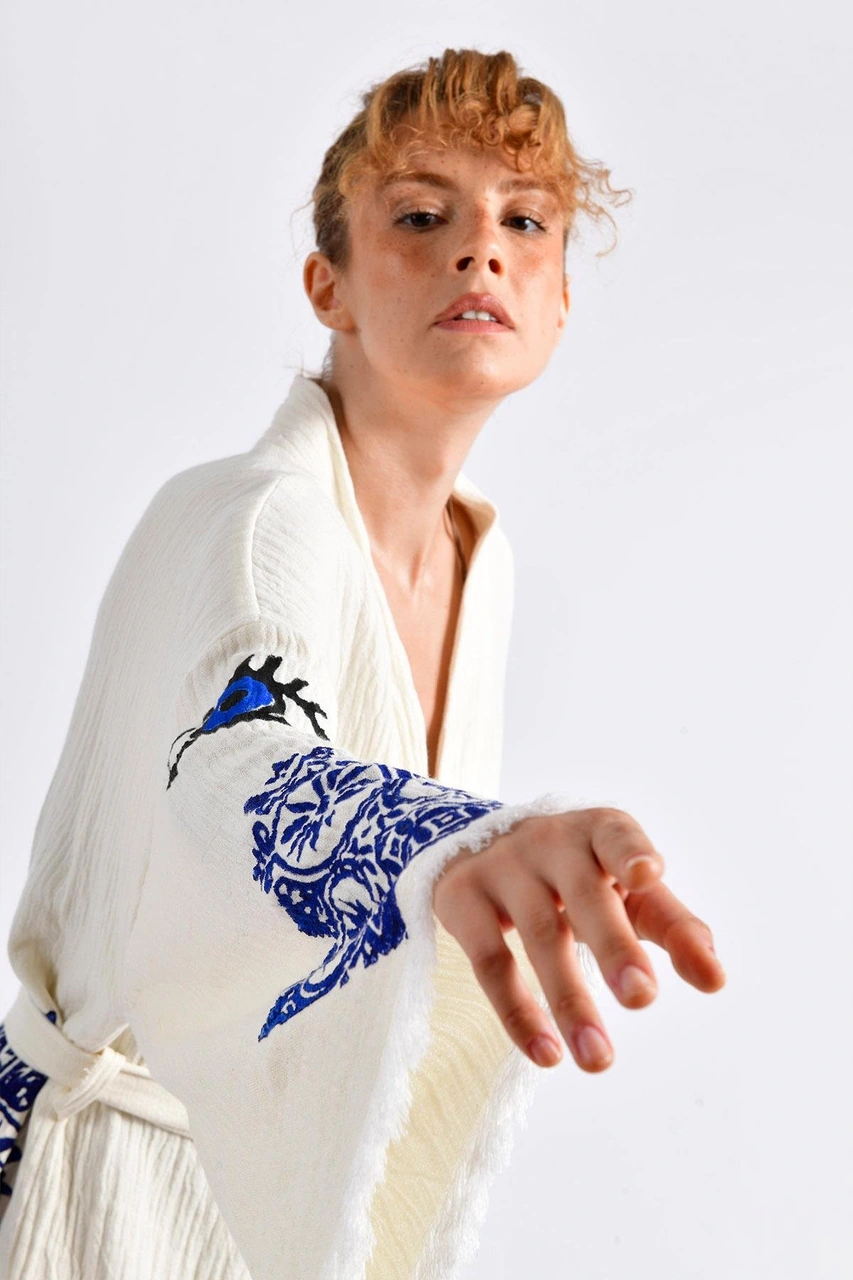 Brandsmithshop Naturel Mystic Eye Kimono Çok Renkli