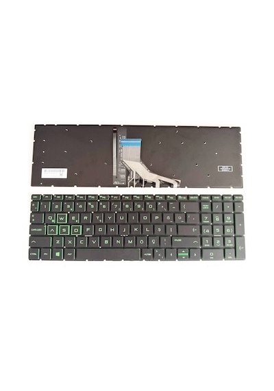 Hp 15-cb010nt 3cd03ea Klavye Yeşil Renk Işıklı Tuştakımı