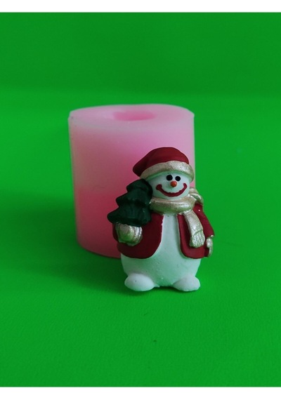 Mini Kardan Adam No:2 Silikon Kalıp
