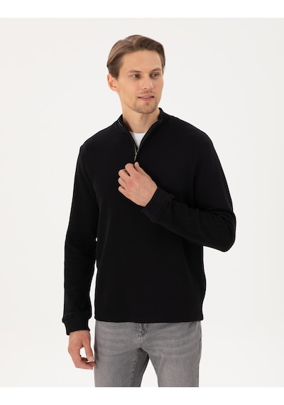 Pierre Cardin Erkek Siyah Sweatshirt 50296505-vr046 Siyah