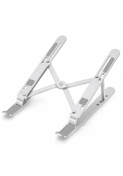 Alüminyum Katlanabilir Laptop Standı Ayarlanabilir Dizüstü Bilgisayar Yükseltici Ergonomik Notebook Standı Kaymaz Taşınabilir