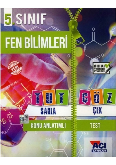 Açı Yayınları 5. Sınıf Fen Bilimleri Tut Sakla Çek Çöz (547921308)
