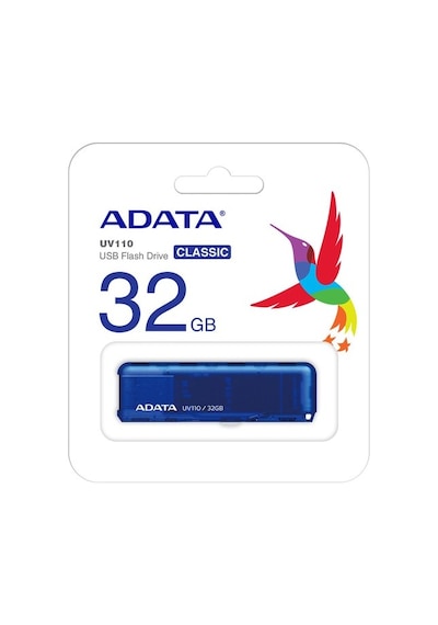 Adata UV110 AUV110-32G-RBL 32 GB Usb 2.0 Flash Bellek