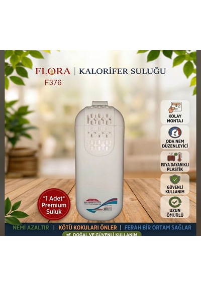 Kalorifer Peteği Suluğu Askılı Nemlendirici Tekli Paket Beyaz