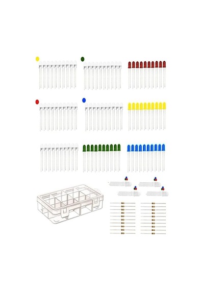 Diyotlab Arduino Diyot Led Ve Direnç Seti - 15 Parça 135 Adet