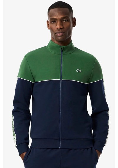 Lacoste Men's Hoodie Sweatshirt Erkek Tam Fermuar Sweatshirt Lacivert Yeşil