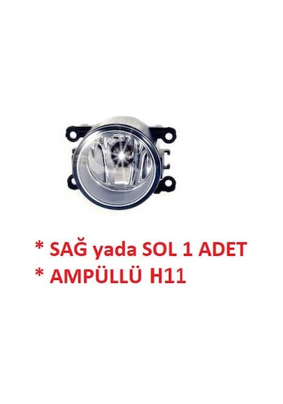 Sis Far Lamba Ampüllü Megan 2-3 Fluence Kango Laguna 2-3 Master Logan 1 Sandero 1 Duster Re9113 1 Adet