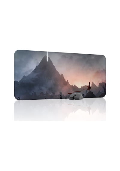 Journey Kaymaz Dikişli Kauçuk Oyuncu Mousepad V5 - 90x40 Xxl Gaming Mouse Pad Fare Altlığı
