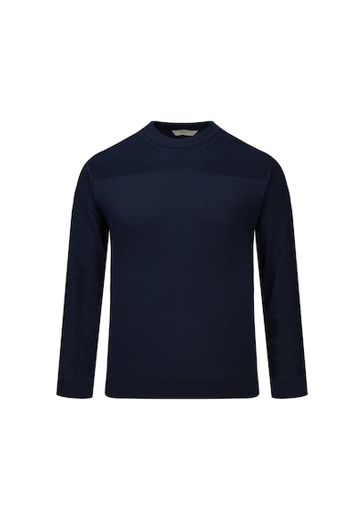 Hatemoğlu Lacivert Regular Fit Bisiklet Yaka Rayon Kazak 2977628 Lacivert