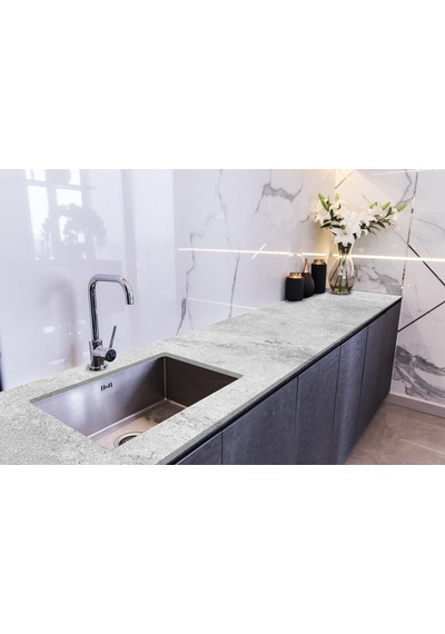 Tezgah Üstü Fayans Kaplama Folyosu Mutfak Tezgahı Kaplama Natural Marble Grey