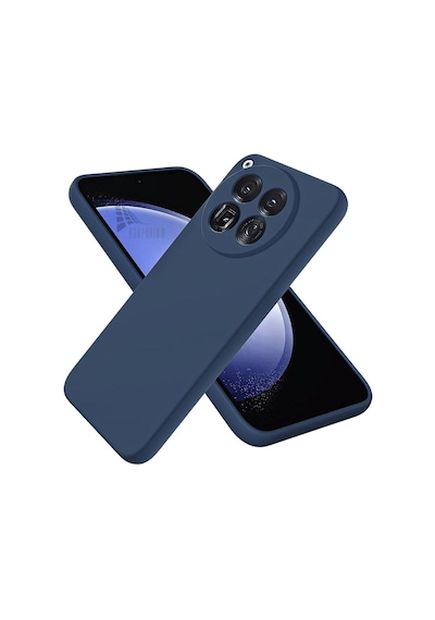 Tecno Camon 40 Premier 5G CM8 Uyumlu Silikon Kılıf - Kamera Korumalı Esnek Kapak - Lacivert