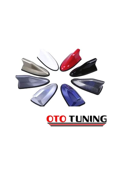 Ototuning Lüx Tip Balina Shark Anten Köpek Balığı Silikon Taban Balık Sırtı