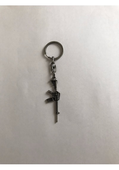 Bd Tekstil M4a1-s Silah Tasarım Gümüş Renkli Anahtarlık