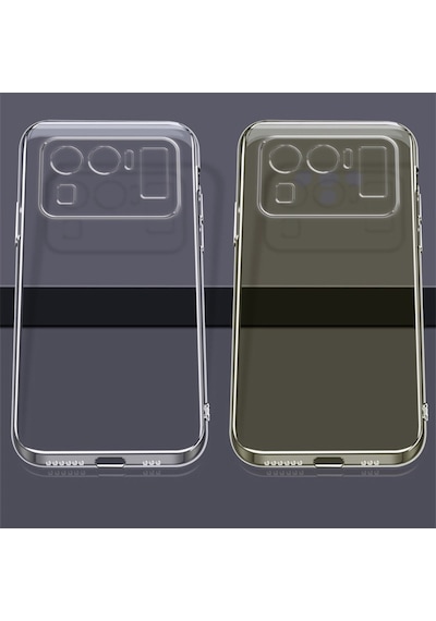 Xiaomi Mi 11 Ultra Kılıf Zore Şeffaf İnce Ve Esnek Süper Silikon Kılıf