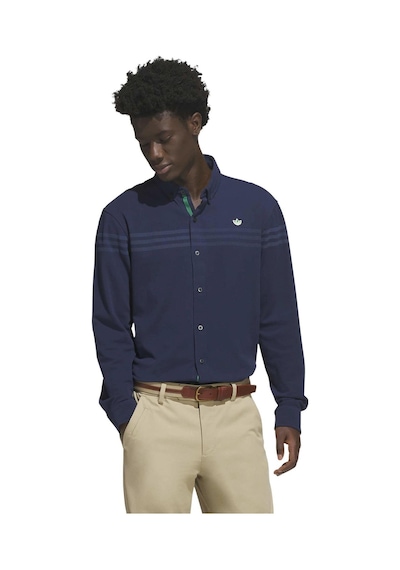 Kr5430-e Adidas S Ls Button Up Erkek T-shirt Lacivert Kr5430-e
