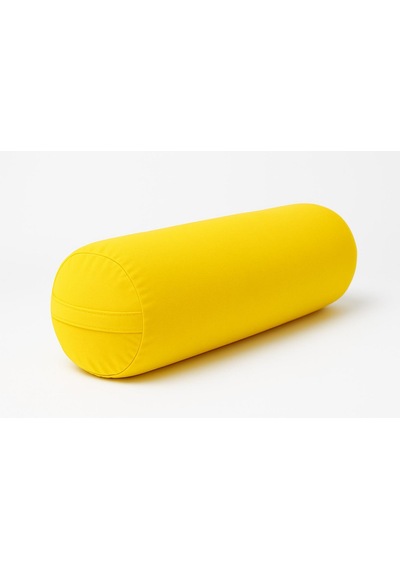 Bolster Minderi - Silindir Yoga Yastığı - Sosis Yastık Sarı