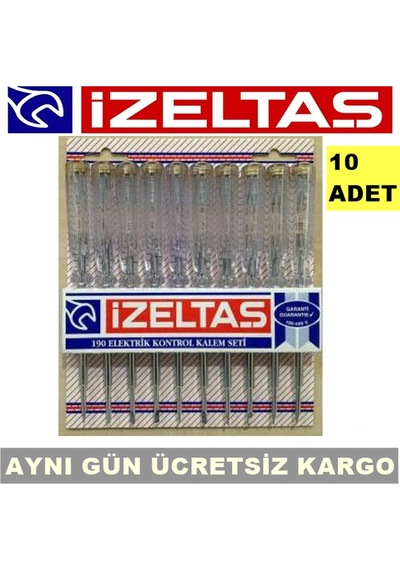 İzeltaş 190 MM 10'Lu Kontrol Kalemi