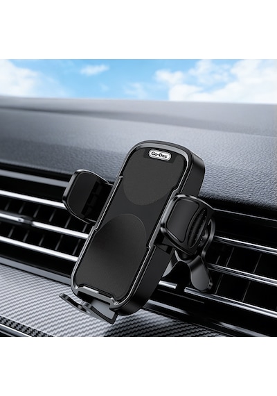 Go Des Gd-hd265 360 Derece Dönebilen Yarı Otomatik Araç Telefon Tutucu Siyah
