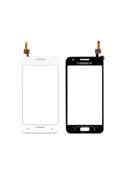 Samsung Uyumlu Galaxy Core 2 G355 Dokunmatik Ön Cam - Beyaz