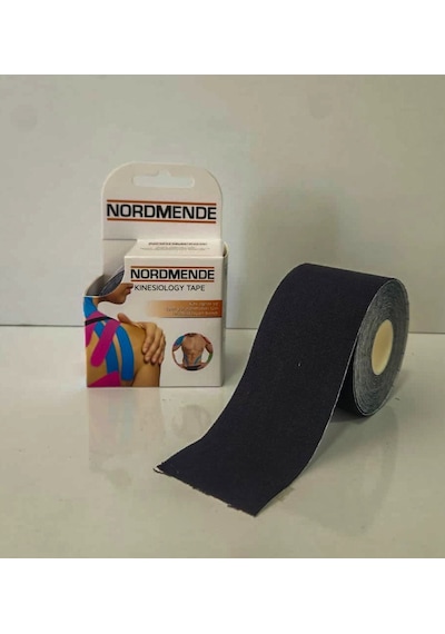 Kınesıo Tape  Bandı 5cm X 5 Metre - Siyah , Kınesıo Bant, Kinesıology Tape Bant