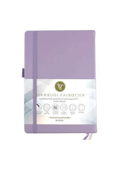 Pastel Mor Renkli 14x20 Cm Boyutunda Lastikli Noktalı Defter 124-Pembe