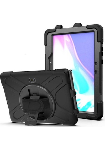 Samsung Uyumlu Galaxy Tab Active Pro T547 Kılıf Defender Askılı Zırhlı
