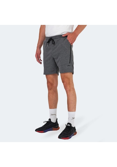 Slazenger NAZAIRE IN Erkek Cepli Fıtness Koyu Gri Şort