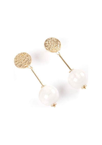 İnci Ve Gold Detaylı Küpe W26kup005 Uw26kup005100 çok renkli