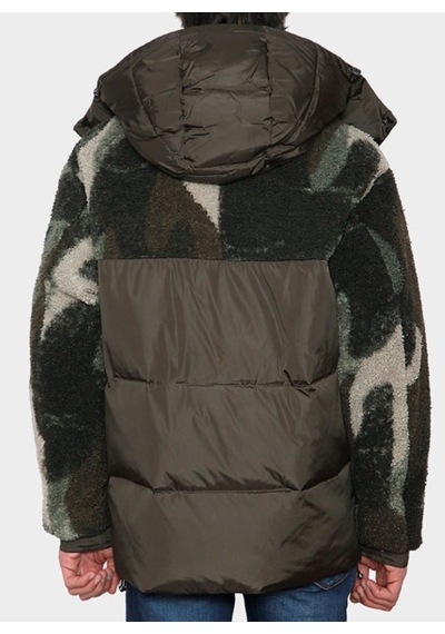 Armani Exchange Haki Erkek Fermuarlı Kamuflaj Ceket 6dzb16 Zn4xz 4891 Yeşil