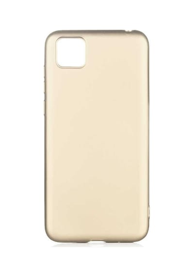 Noktaks - Y5p Uyumlu - Kılıf Mat Soft Esnek Premier Silikon Kapak - T13785 - Gold Gold